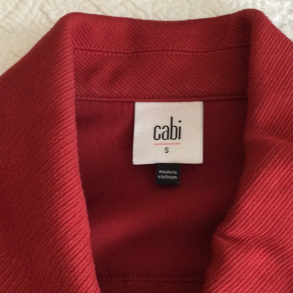 Red/Rust Button-Up Blazer - Picture 5 of 9